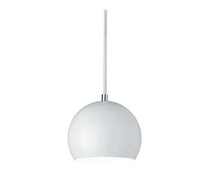 Lampadario in alluminio Kolor bianco - 15x120 cm