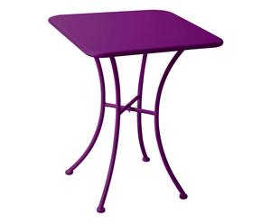 Tavolo da esterno in metallo Capri viola - 60x71x60 cm