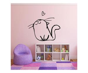 Wallsticker in vinilico Cute Kitty Sketch - 33X30 cm