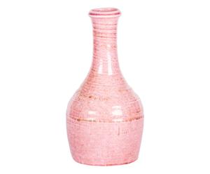 Vaso in ceramica Basic rosa - 29x17 cm