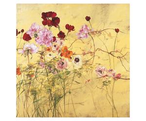 Poster Ranuncoli, peonie e tulipani rossi by Claire Basler - L70XA70 cm