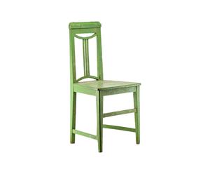 Sedia in legno verde design 1950 - 46X95X42 cm