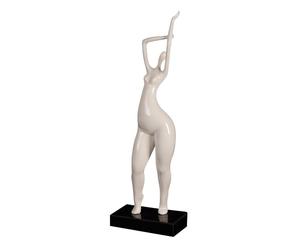 scultura in resina dafne bianco - 45x15x8 cm