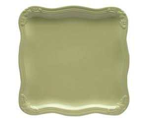 piatto da portata in stoneware AMALFI verde - 32x32 cm