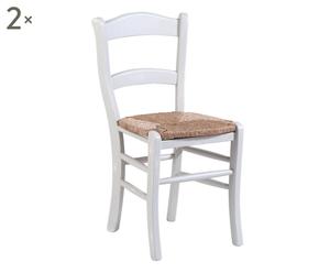 Set di 2 sedie in faggio CORINNE - 41x88x50 cm