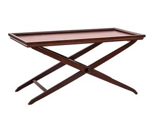 Tavolino pieghevole in legno di abete Brooklyn - 106x49x55 cm