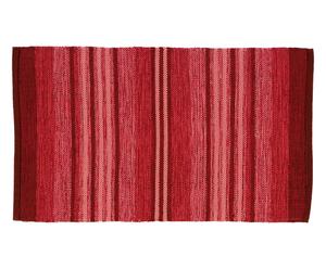 tappeto double face in cotone casablanca bordeaux - 170x240 cm