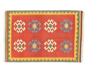 tappeto kilim kashkai persiano in lana tessuta a mano Hassan - 124x188 cm