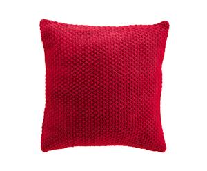 Cuscino in fibra acrilica TRICOTIN rosso - 45x45 cm