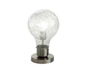 lampada da tavolo in metallo e vetro LAMPADINA - d 22 cm