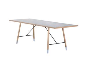 tavolo richiudibile in materiale laminato Stick table grigio - 180x85x72 cm