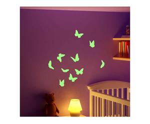 sticker fluorescente in vinile butterflies - 10x55 cm