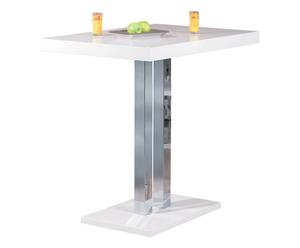 tavolo bar in metallo e legno palazzi - 120x110x80 cm