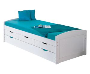 letto singolo con letto estraibile due