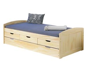 letto singolo con letto estraibile due