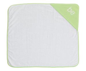 Accappatoio baby in cotone be verde - 80x80 cm