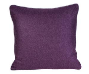 Cuscino in misto lana viola - 60x60 cm