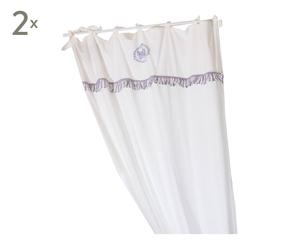 Set di 2 tende in cotone Lily - 140x300 cm