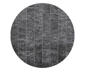 Tappeto in fibra di cellulosa Eco nero - D 150 cm