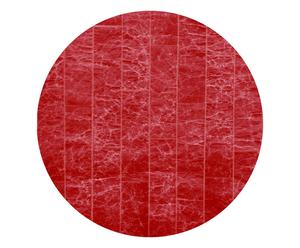 Tappeto in fibra di cellulosa Eco rosso - D 150 cm