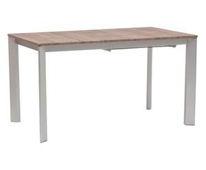 tavolo estensibile in alluminio bartes - max 80x206x78 cm