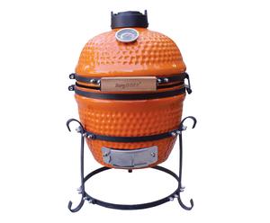 Barbecue in ceramica e ghisa Mark arancione - 40x58x33 cm