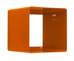 Mensola in metallo Ciok arancio- 22x25x25 cm