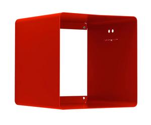 Mensola in metallo Ciok rosso - 22x25x25 cm