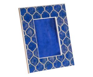 Cornice portafoto da tavolo in mdf Blue - 19x24x2 cm