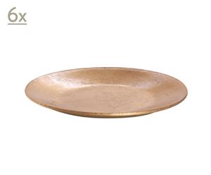 Set di 6 piatti in ceramica - D: 25 cm