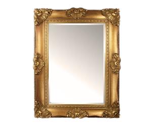 specchio in acacia, resina e vetro varlentine - 124x94 cm