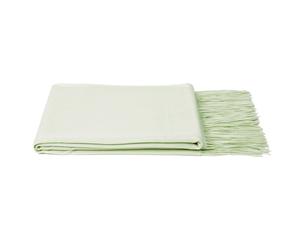 Plaid in cashmere Verde chiaro - 127x165 cm