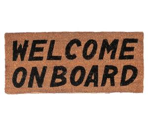 Deurmat Welcome On Board, 33 x 69 cm