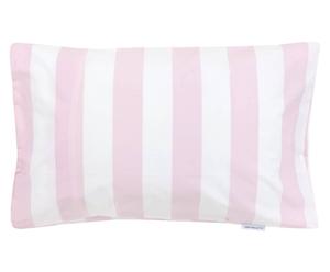 Kinderkussensloop Junior Stripes, roze/wit, 40 x 60