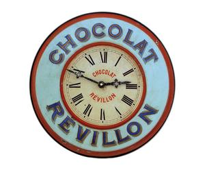 Wandklok Chocolat Revillon, diameter 36 cm