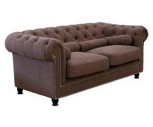 2,5-zitsbank CHESTERFIELD, taupe