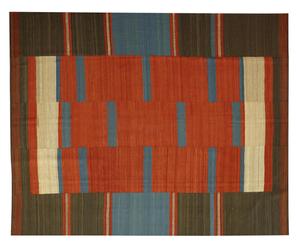 Kelim-tapijt  Kaschan, 287 x 201 cm