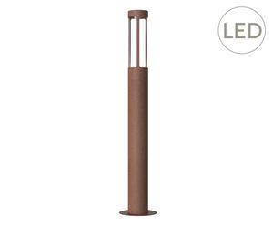 Lage LED-vloerlamp Ronald, roest, H 80 cm