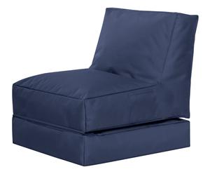 Uitklapbare zitzak Twist, donkerblauw, B 70 cm