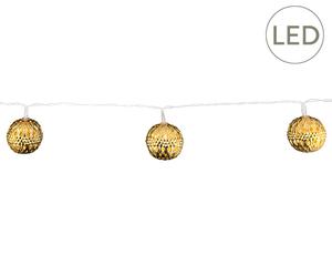 LED-lichtsnoer Elias, goud, L 4 m