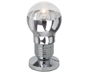 Tafellamp Carl, zilver, H 29 cm