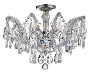 Plafondlamp Marie, zilver, Ø 39 cm