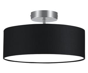 Plafondlamp Mila, zwart, Ø 30 cm