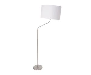 Staande lamp Doreen, metaal/wit, H 152 cm