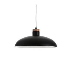 Plafondlamp Goa, zwart, diameter 38 cm