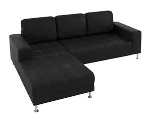 Loungebank Foster, zwart, L 224 cm