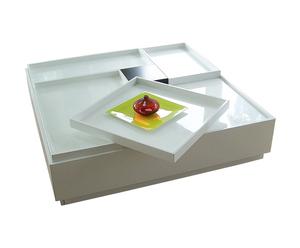 Vierkante salontafel BROOKLYN, MDF, 100 cm