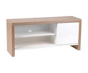TV-meubel, eikenhout, Lengte 100 cm