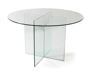Ronde tafel VERA, glas - Diameter 120 cm
