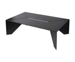 Metalen salontafel, zwart - L 112 cm